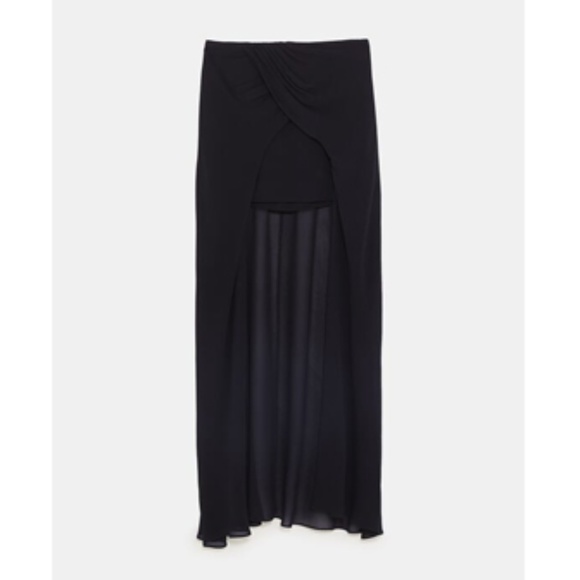 ZARA CONTRASTING ASYMMETRICAL SKIRT SIZE M - Picture 8 of 8